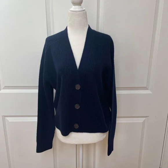 CROPPED FISHERMAN CASHMERE CARDIGAN FROM NAKEDCASHMERE - Picture 7 of 12